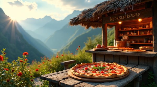 Savourez des pizzas artisanales au kiosque à la montagne !